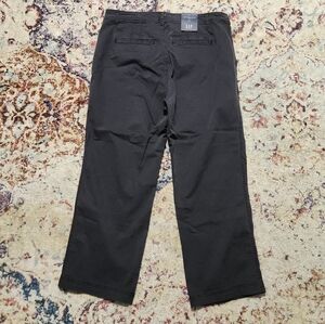 Gap Women's Gray Girlfriend Khaki High Rise Chino Pants Trousers Size 16
